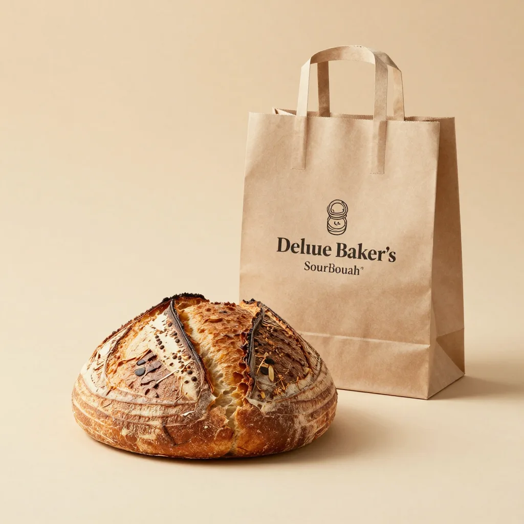 A deluxe baker's sourdough kit on a warm background